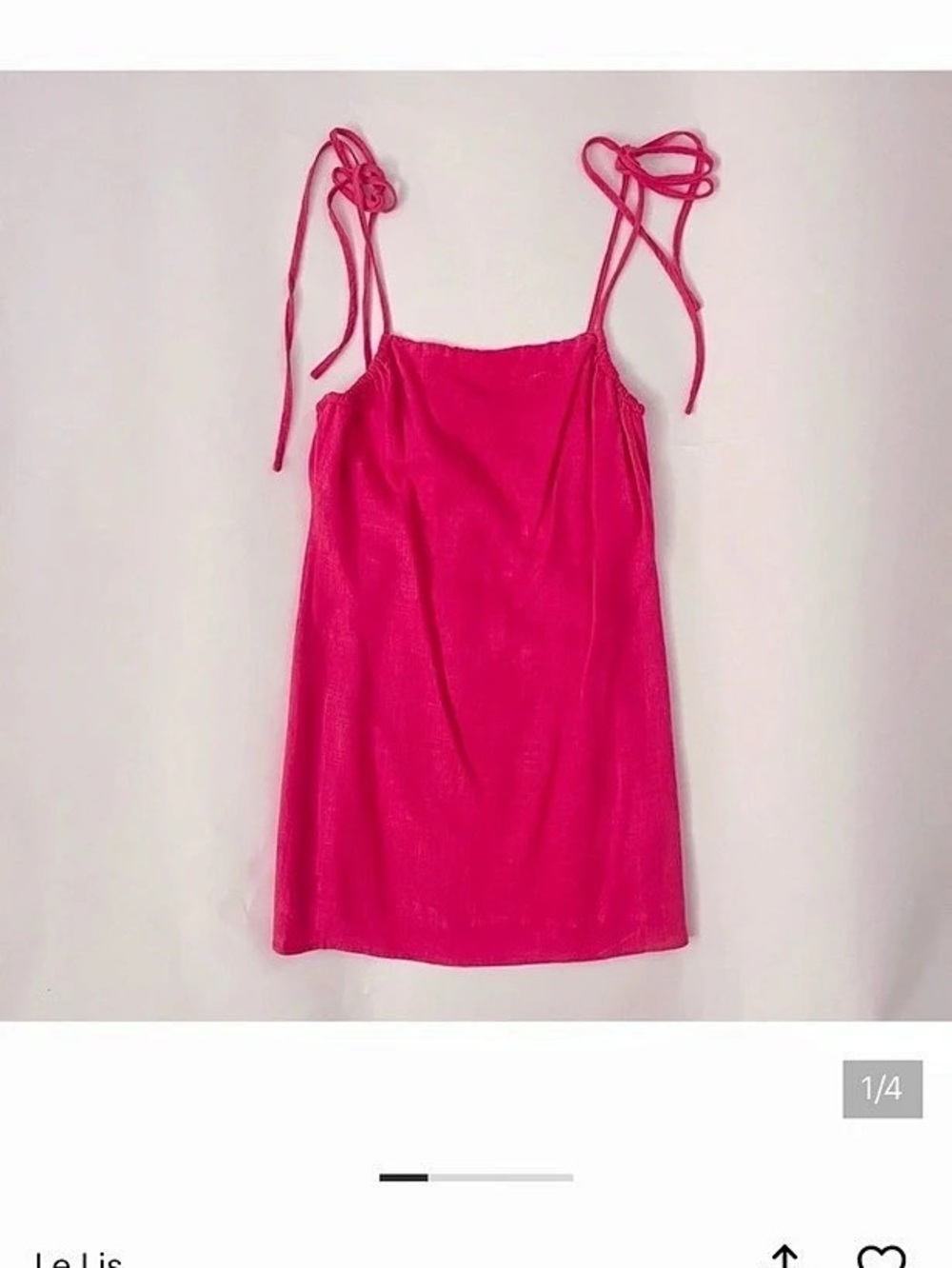 Le Lis Pink Mini Dress Size Small